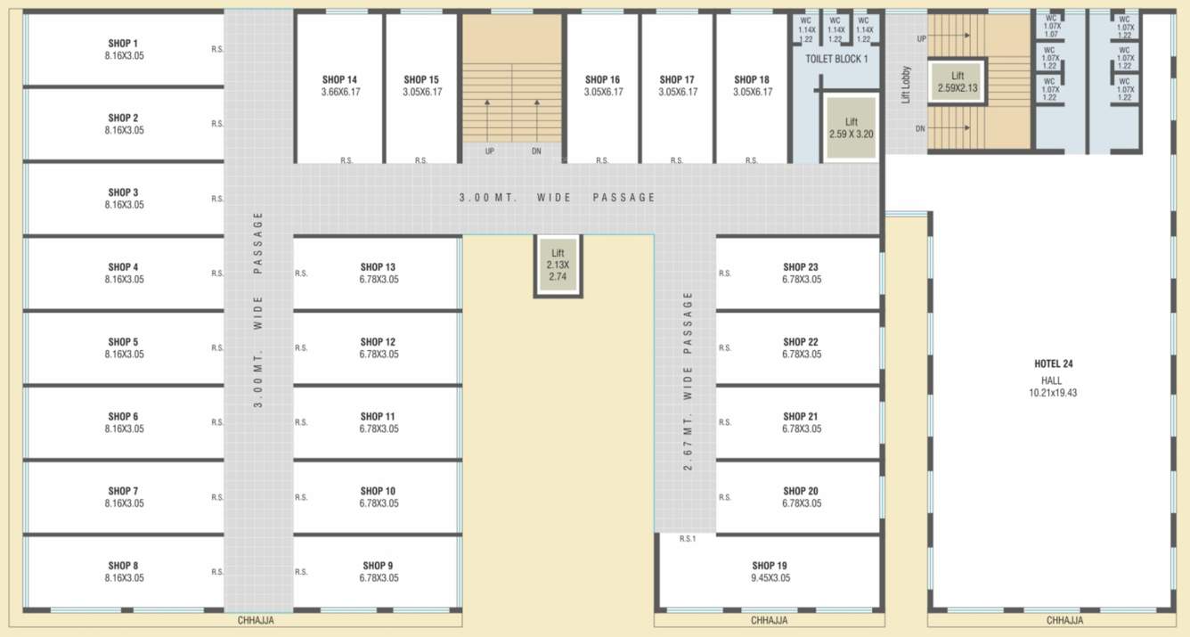  business hub Business Hub Cluster Plan For 1st Floor