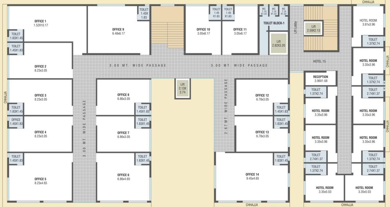  business hub Business Hub Cluster Plan From 2nd To 4th Floor