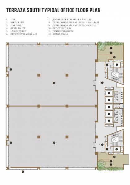  terraza-south Terraza South Cluster Plan for Typical Floor