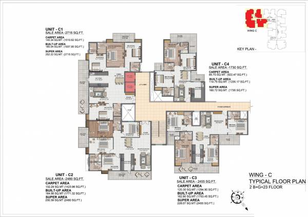  orion-homes Tower A Cluster Plan