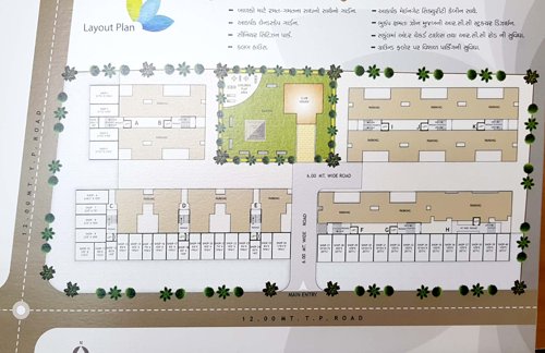  laxmi-rushikesh-enclave Block A, B And C Cluster Plan for ground Floor