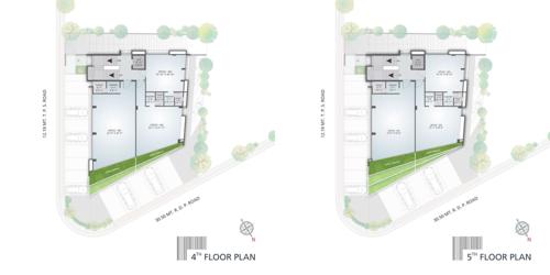  12th-business-hub 12th Business Hub Cluster Plan from 4th to 5th Floor