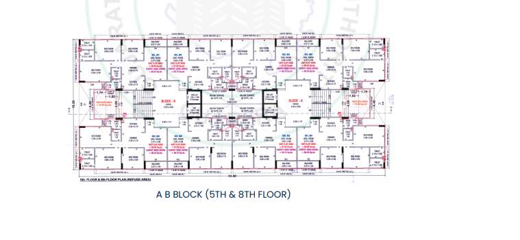  shikhar landmark Block A and B Cluster Plan