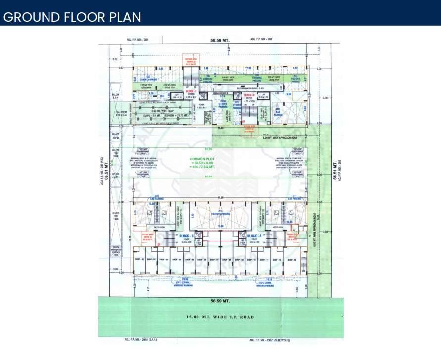  shikhar landmark Block A Cluster Plan