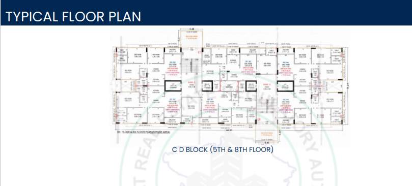  shikhar landmark Block C and D Cluster Plan
