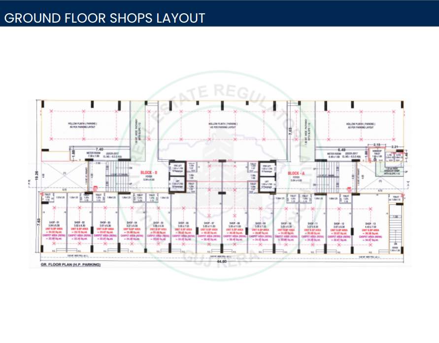  shikhar landmark Layout Plan