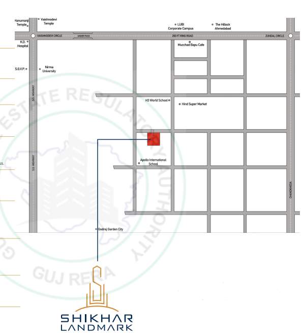  shikhar landmark Location Plan