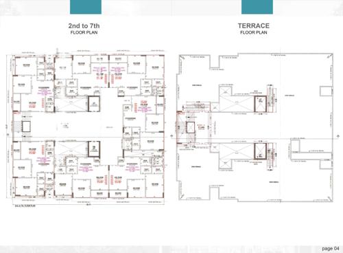  49 Shashwat 49 Cluster Plan from Terrace And 2nd to 7th Floor