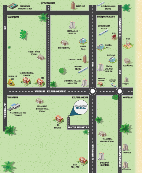  selenia Location Plan