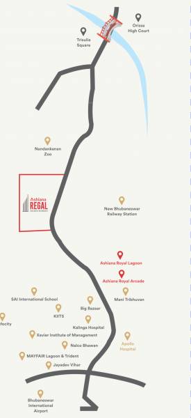 Location Plan ashiana-regal Location Plan