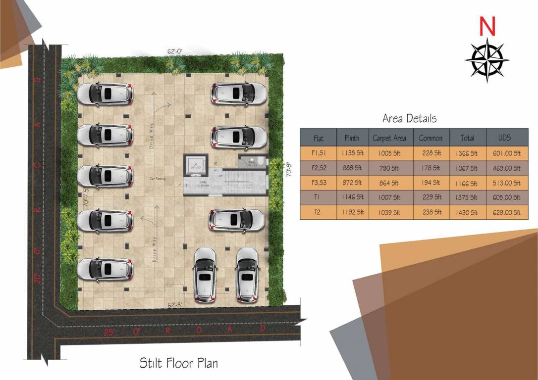  roshitha flats Roshitha Flats Stilt Cluster Plan