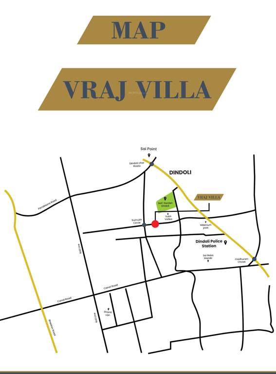  vraj villa Location Plan