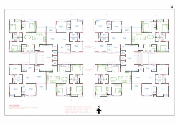  bluets-phase-8 Bluets Phase 8 Cluster Plan for 1st Floor