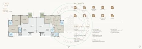  shree-siddheshwar-holyland Block C And D Cluster Plan for Even Floor
