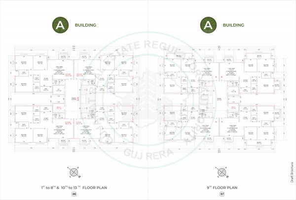  forestaa Block A Cluster Plan from 1st to 13th Floor