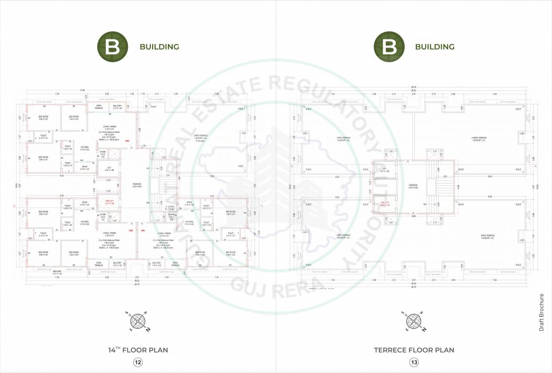 forestaa Block B Cluster Plan for 14th Floor