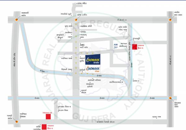  gajanan-bunglows Location Plan