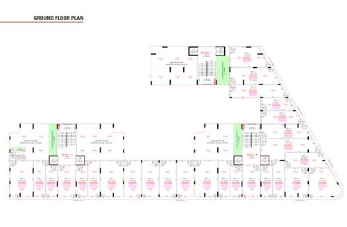  sunrise-skyz Block A TO C Cluster Plan for ground Floor