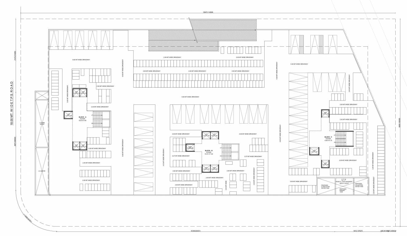 the regal Block A,B,C Cluster Plan For Basement