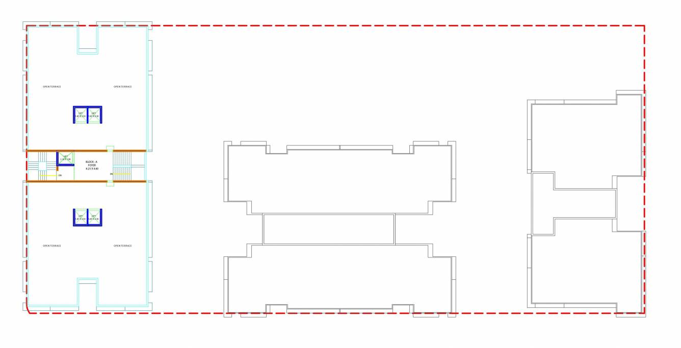 the regal Block ABC Cluster Plan For Terrace