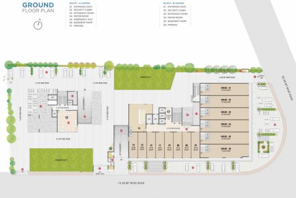 Building-A Ground Cluster Plan shreepad Building-A Ground Cluster Plan