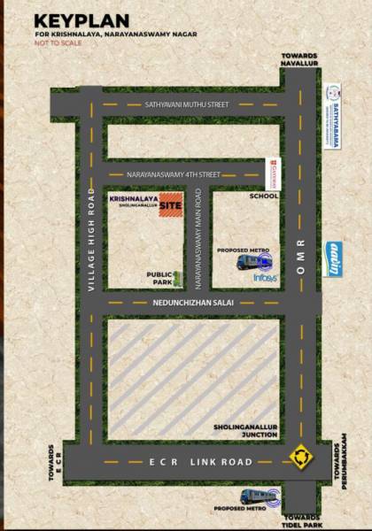  krishnalaya Location Plan