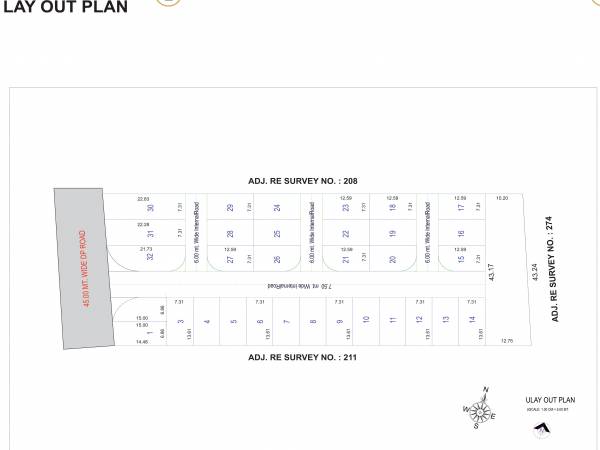 Layout Plan suryam-bungalows Layout Plan