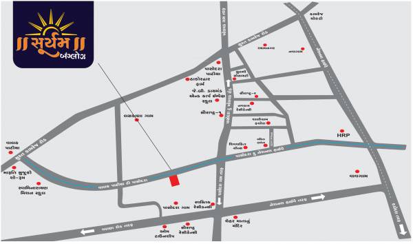 Location Plan suryam-bungalows Location Plan