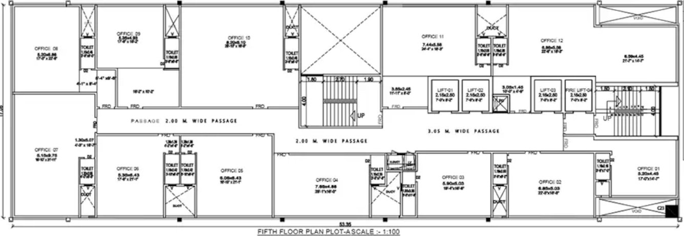  vedant connect Vedant Connect Cluster Plan for 5th Floor