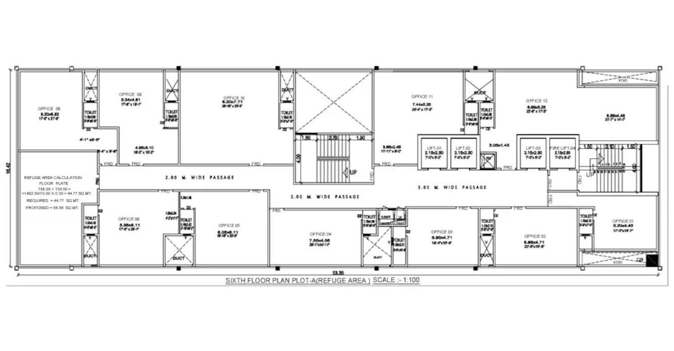  vedant connect Vedant Connect Cluster Plan for 6th Floor