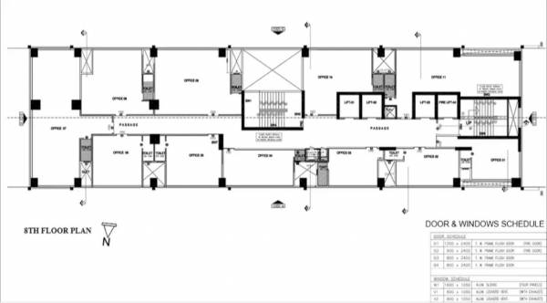  vedant-connect Vedant Connect Cluster Plan for 8th Floor