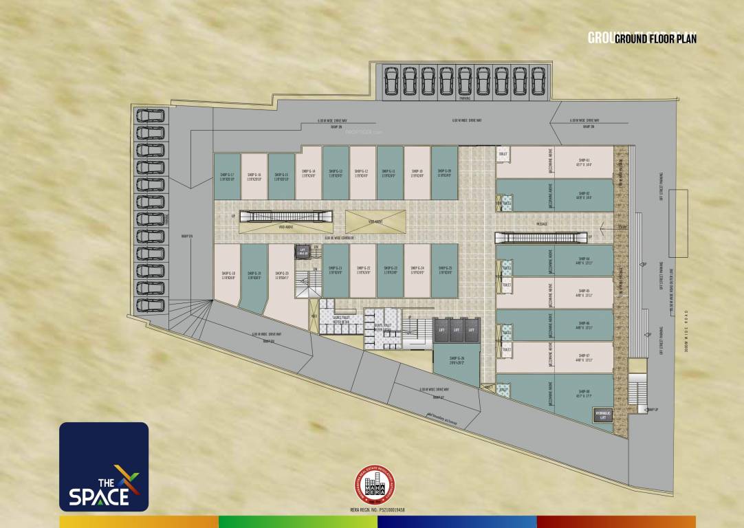  the space The Space Cluster Plan for ground Floor