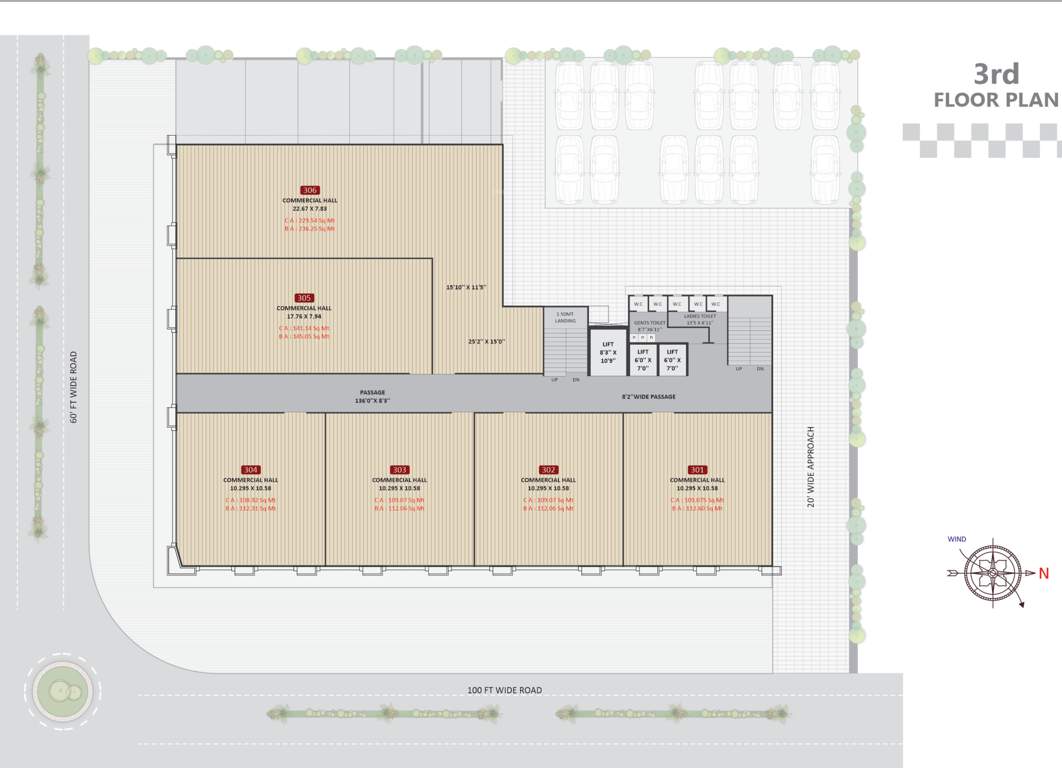  pavilion plaza A Cluster Plan For 3rd Floor