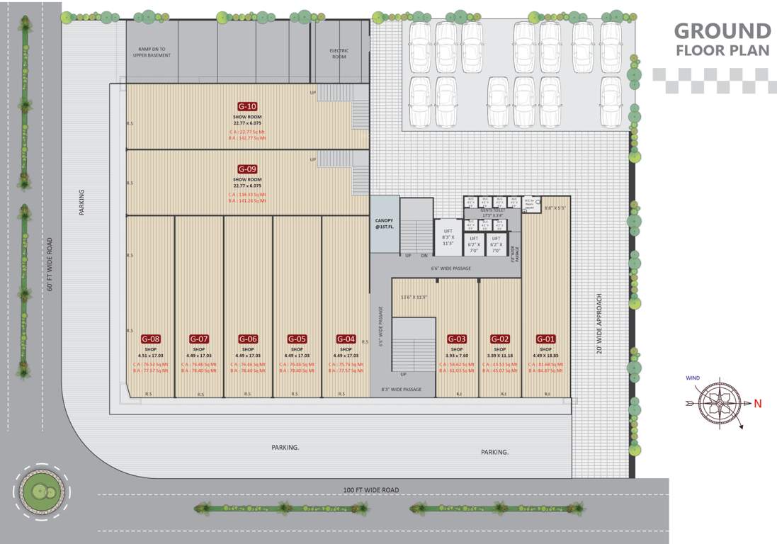  pavilion plaza A Cluster Plan For Ground Floor