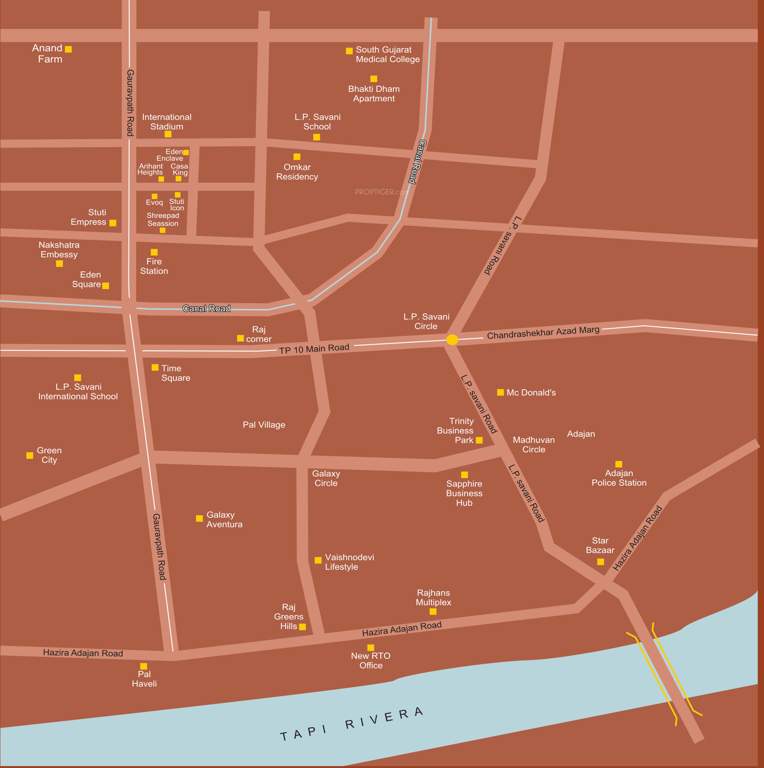  pavilion plaza Location Plan