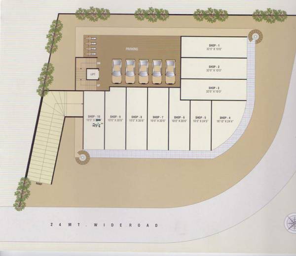  facet-square Facet Square Ground Floor Cluster Plan