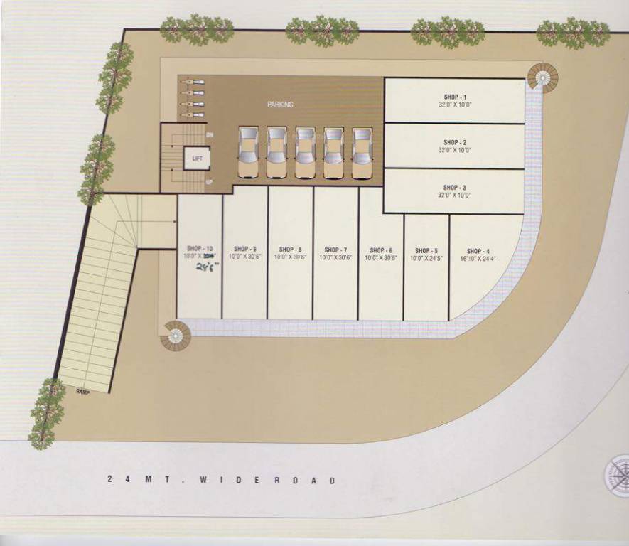 facet square Facet Square Ground Floor Cluster Plan