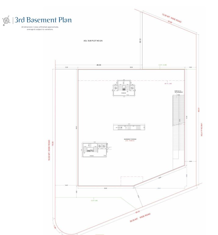  a r mall A R Mall Basement 3 Floor Cluster Plan