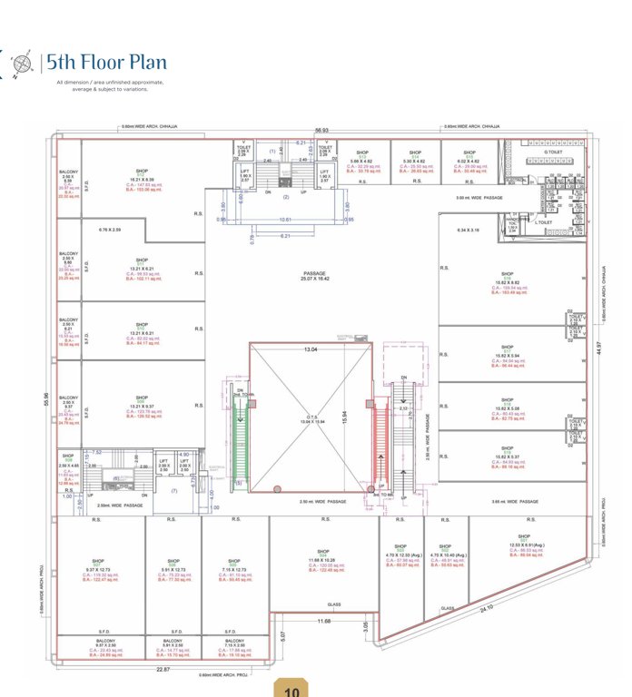  a r mall A R Mall Cluster Plan for 5th Floor