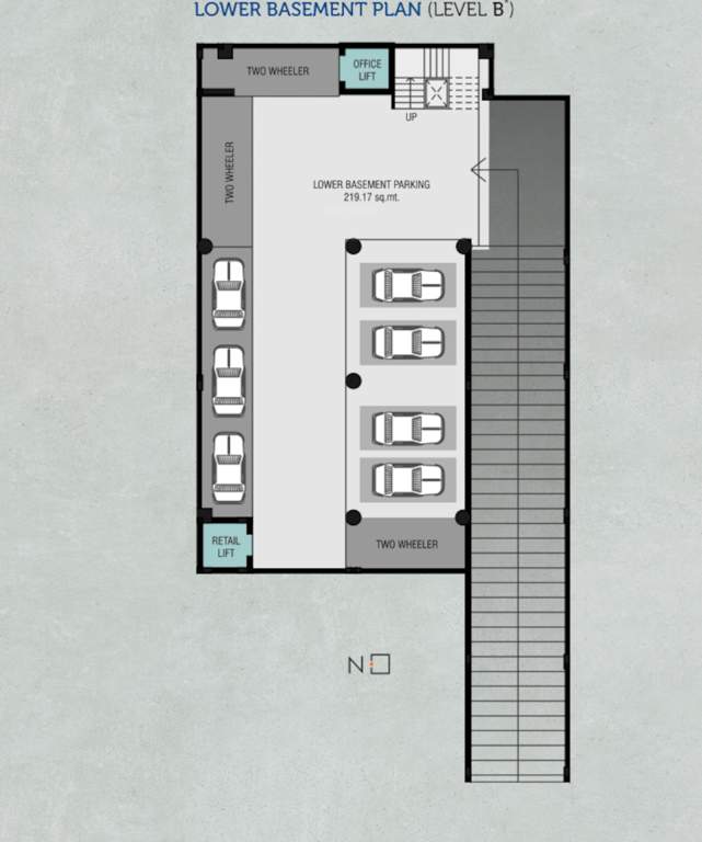  prime Tower 1 Lower Basement Cluster Plan