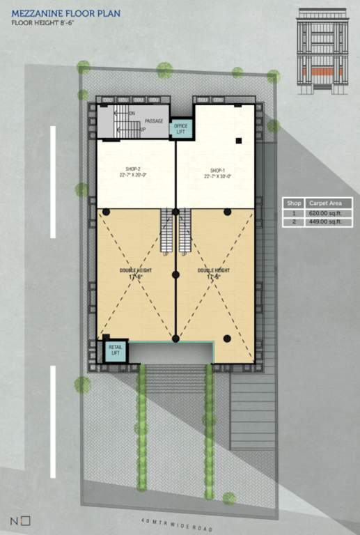  prime Tower 1 Mezzanine Cluster Plan