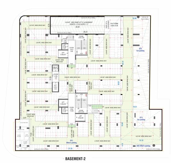  mercury-square A Basement Cluster Plan
