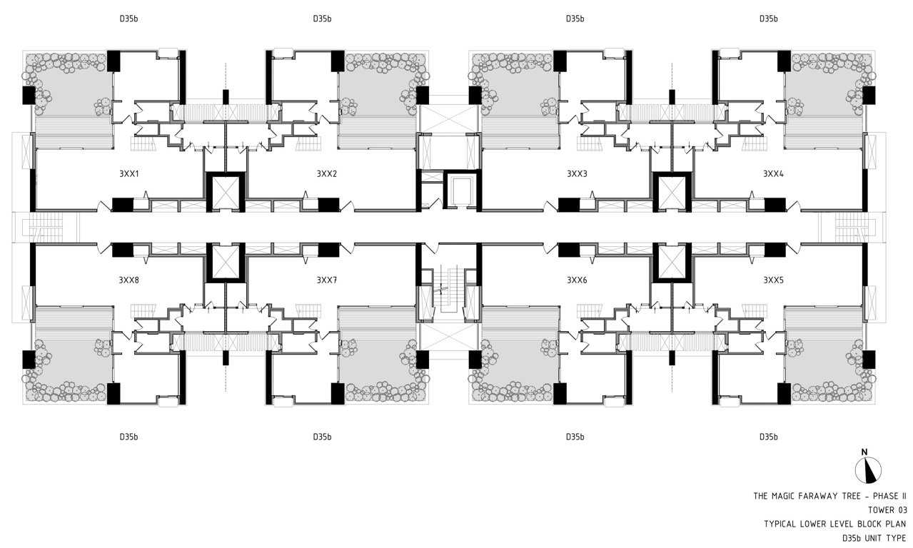 the magic faraway tree 2 Tower 3 Lower Typical Cluster Plan