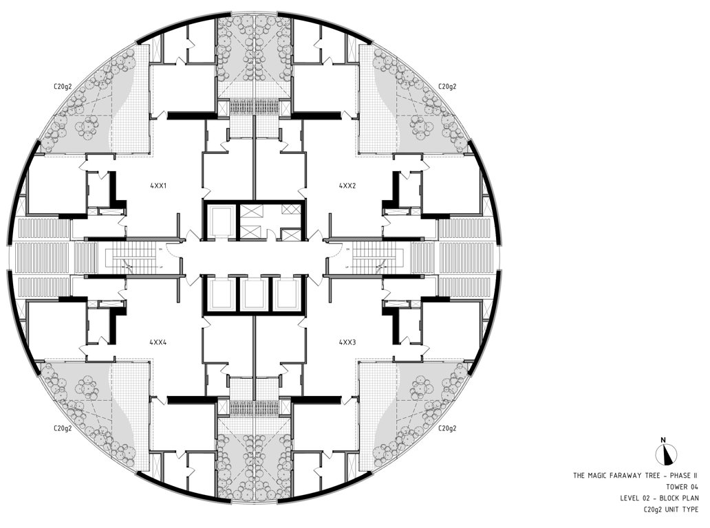  the magic faraway tree 2 Tower 4 Level 2 Cluster Plan