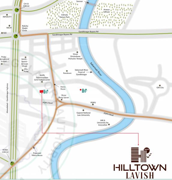  hilltown-lavish Location Plan