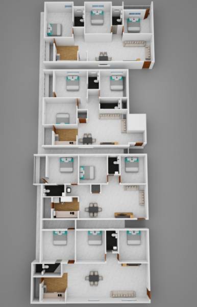  brundhavana Brundhavana Cluster Plan For Typical Floor Plan
