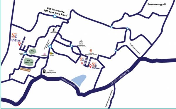  brundhavana Location Plan