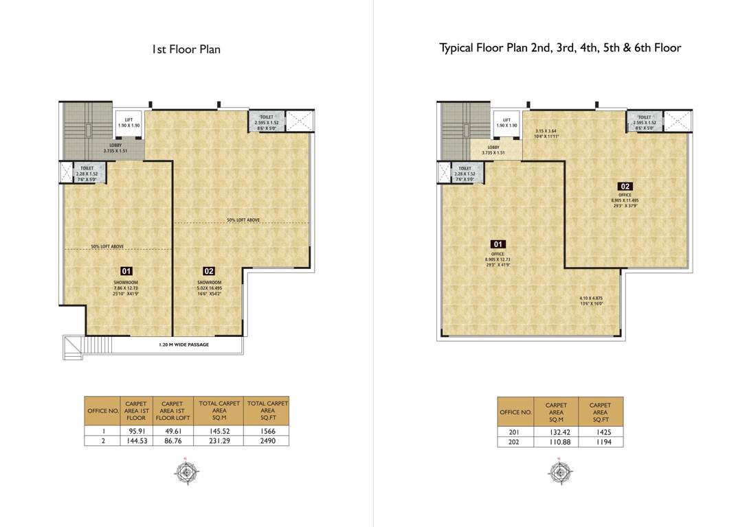  vrindanand bay Vrindanand Bay Cluster Plan from 1st to 6th Floor