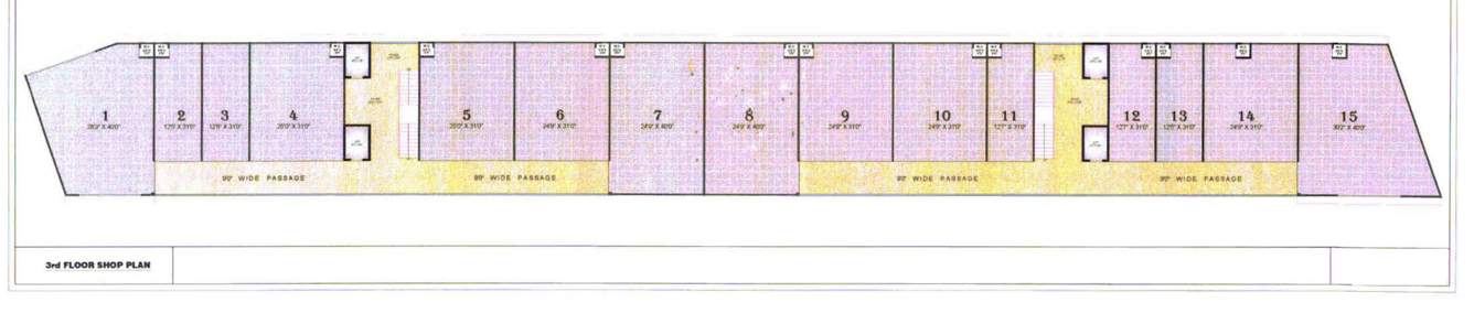  r m arcade R M Arcade Cluster Plan for 3rd Floor