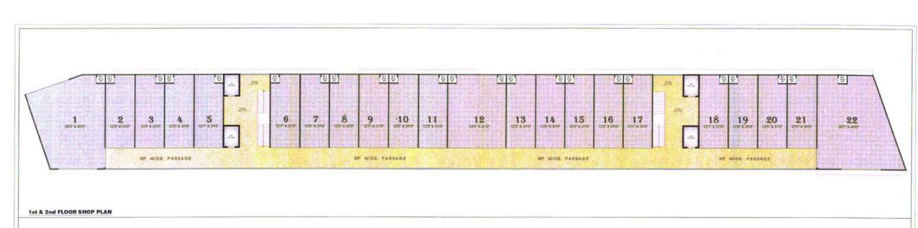  r m arcade R M Arcade Cluster Plan from 1st to 2nd Floor